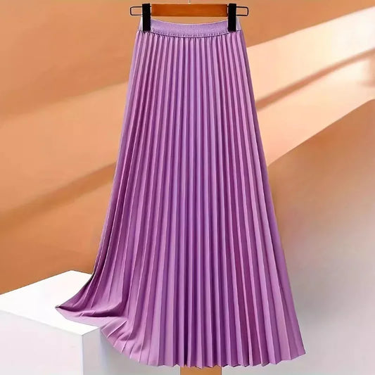 Vintage Grace Pleated Skirt