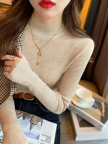 Autumn Elegance Knit Sweater