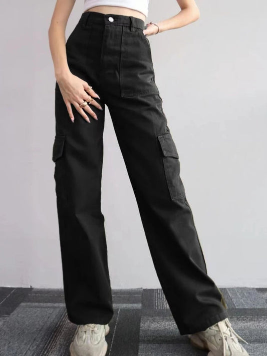 Vintage Wide-Leg Cargo Pants