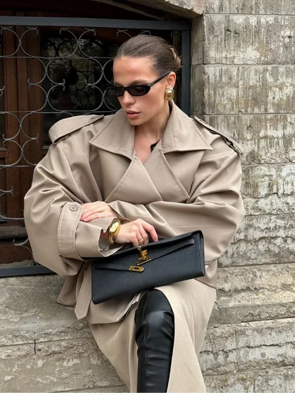 Timeless Chic Short Trench Coat