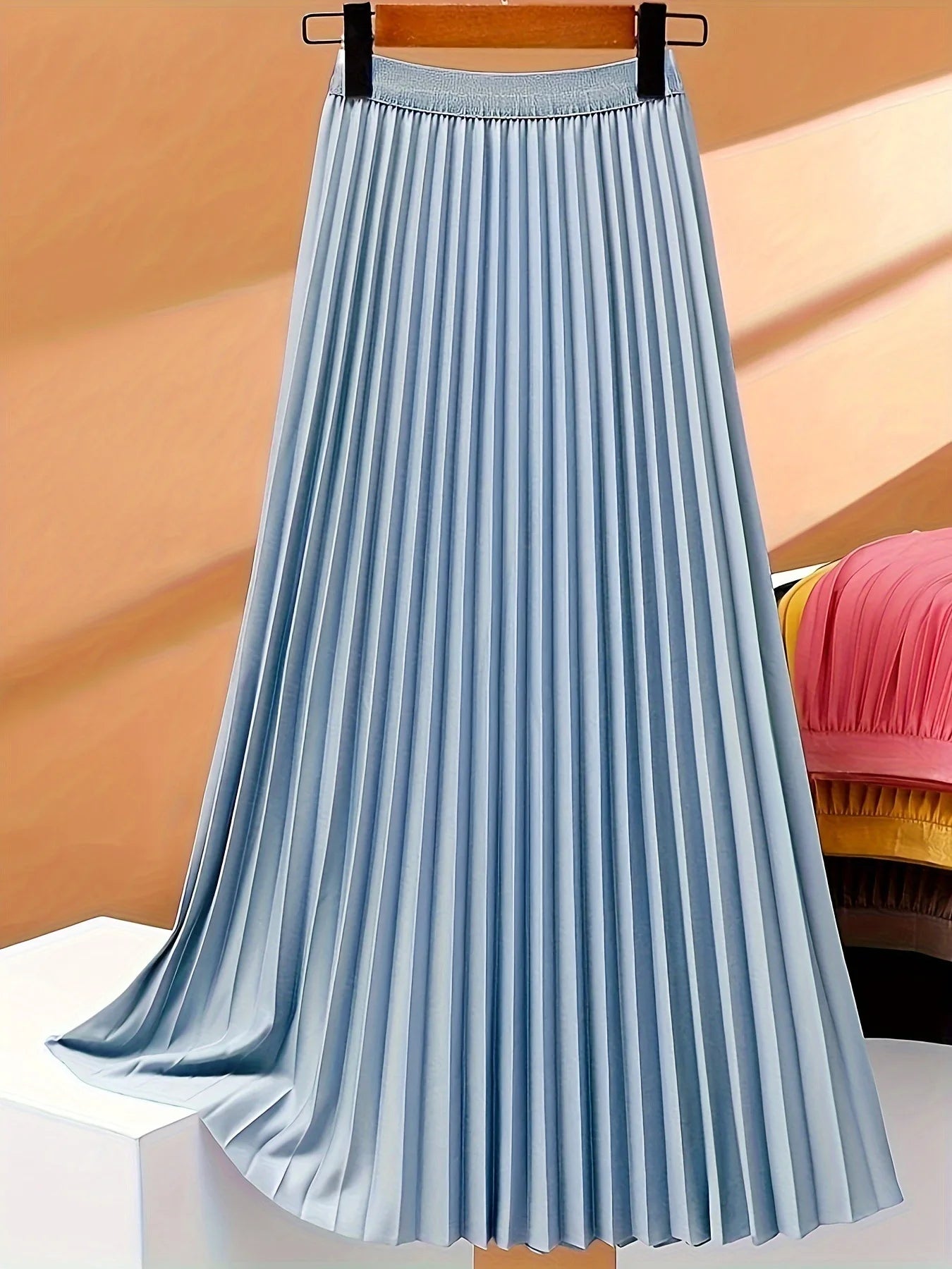 Vintage Grace Pleated Skirt
