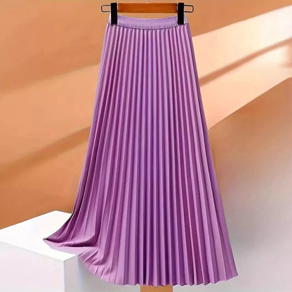 Vintage Grace Pleated Skirt