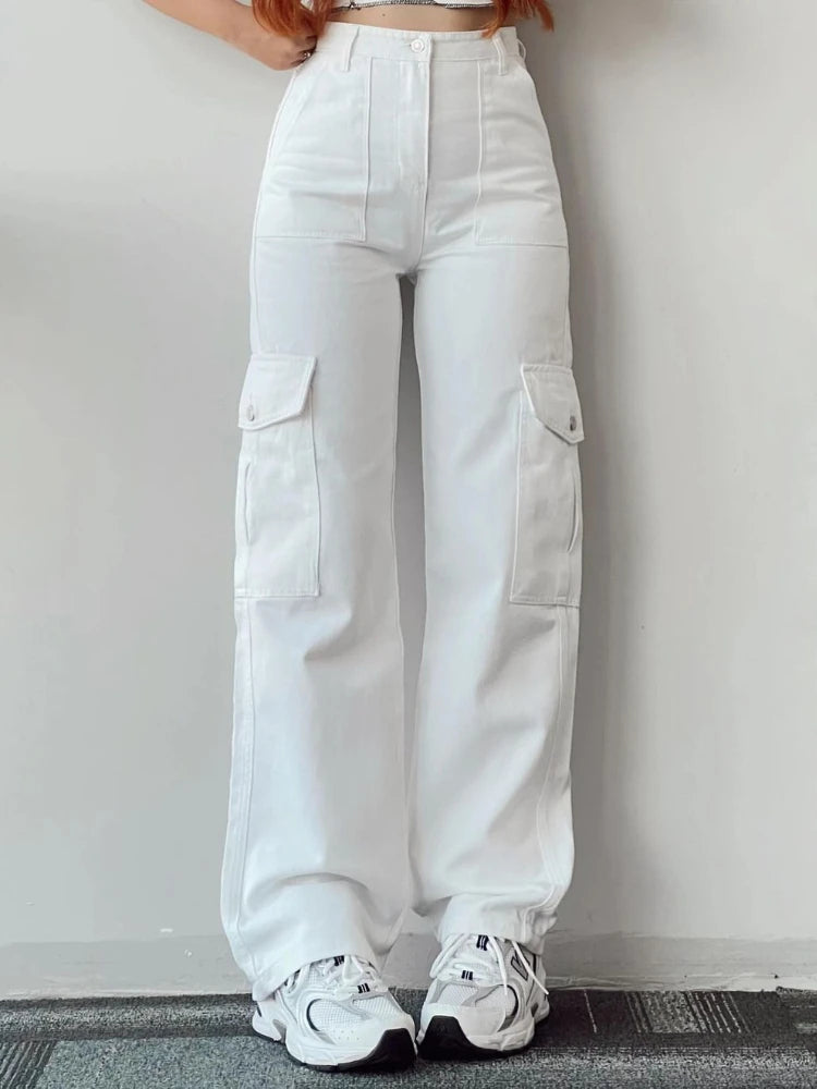 Vintage Wide-Leg Cargo Pants