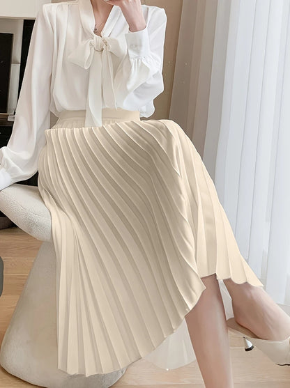 Vintage Grace Pleated Skirt
