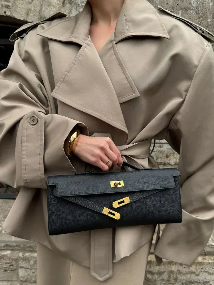 Timeless Chic Short Trench Coat