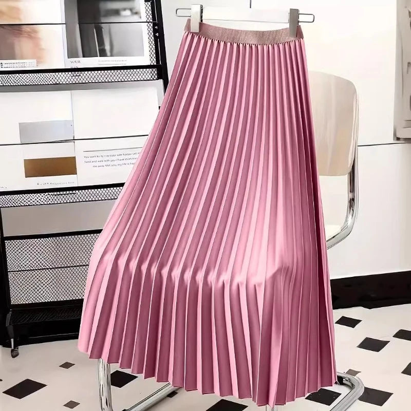 Vintage Grace Pleated Skirt