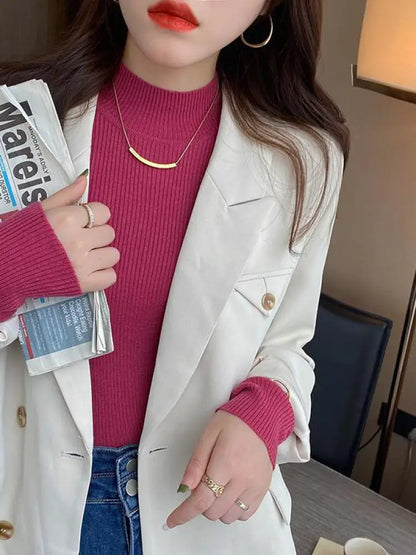 Autumn Elegance Knit Sweater