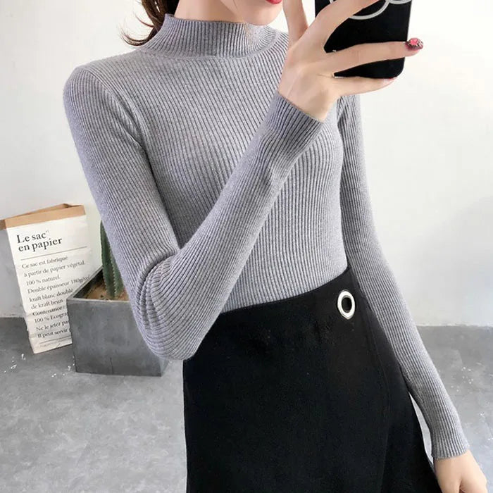 Autumn Elegance Knit Sweater